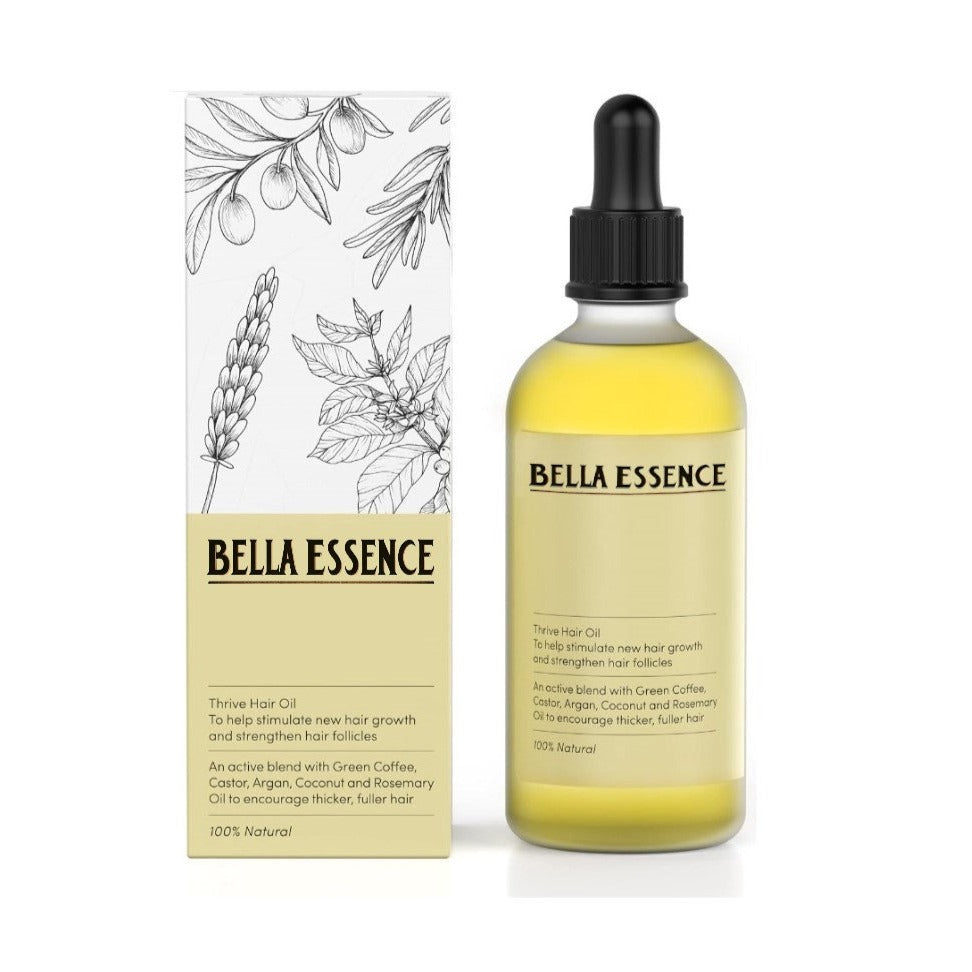 Natürliches Haaröl mit Argan & Rizinusöl für Haarwachstum