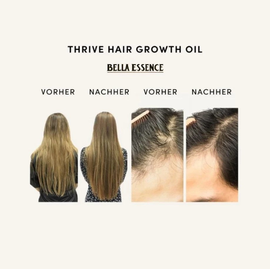 Natürliches Haaröl mit Argan & Rizinusöl für Haarwachstum