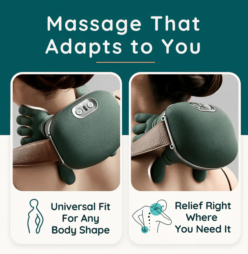 Rotlicht Massagegerät mit Multi-Node Technologie für Nacken & Schulter
