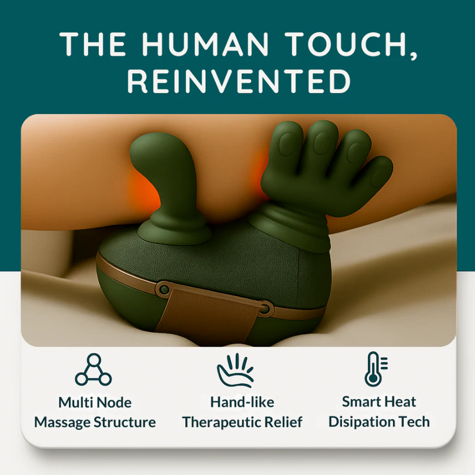 Rotlicht Massagegerät mit Multi-Node Technologie für Nacken & Schulter