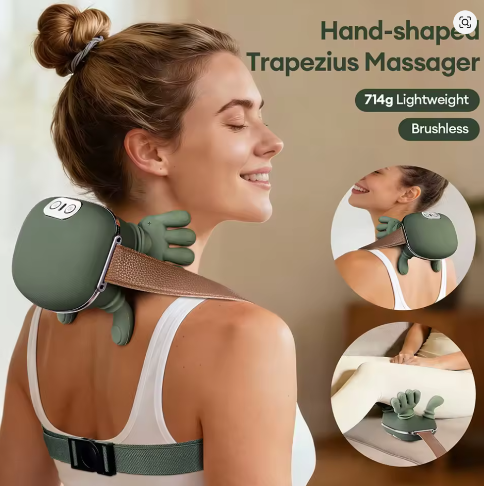 Rotlicht Massagegerät mit Multi-Node Technologie für Nacken & Schulter