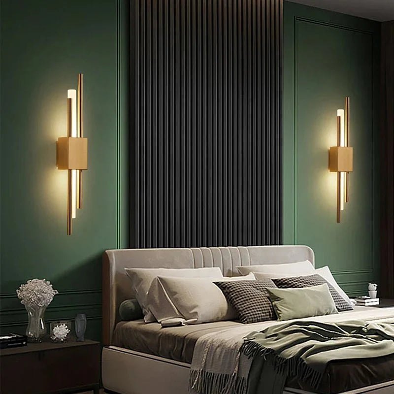 LED Wandleuchte Metall Acryl mit 3 Lichtfarben einstellbar