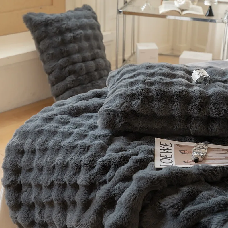 Extra dicke Flauschdecke für Sofa und Bett – Warme Winterdecke