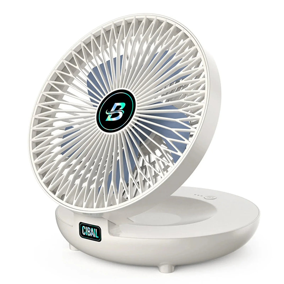 Faltbarer Mini Ventilator 2-in-1 – Tischventilator & Wandventilator mit Akku