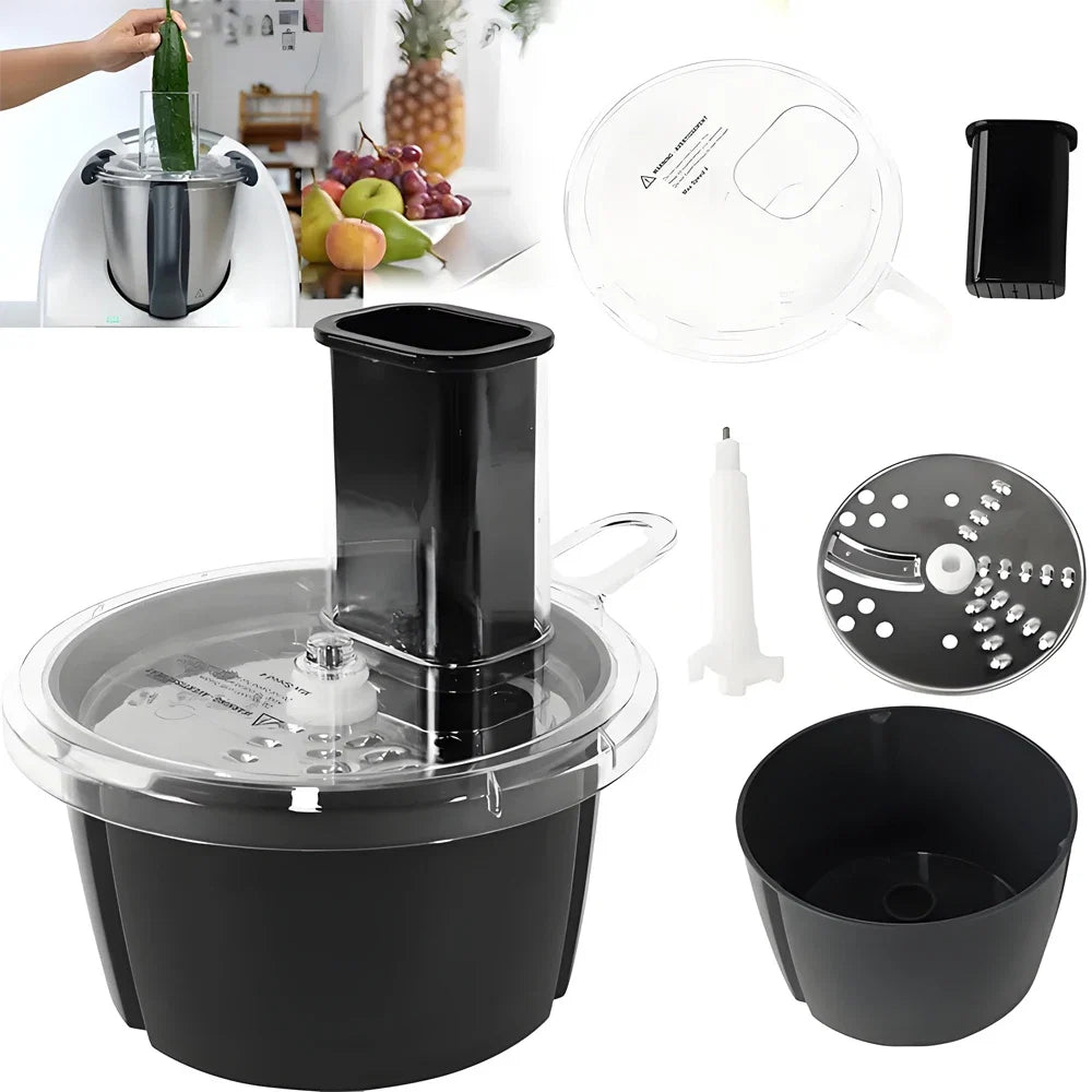 Gemüseschneider-Set für Thermomix TM5 & TM6 mit Käsereibe