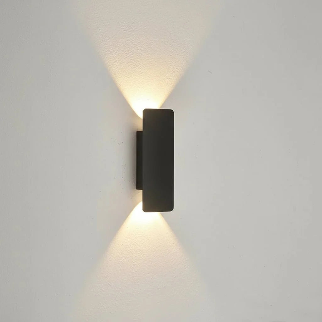 LED Außenwandleuchte aus Aluminium – wasserdicht für innen und außen