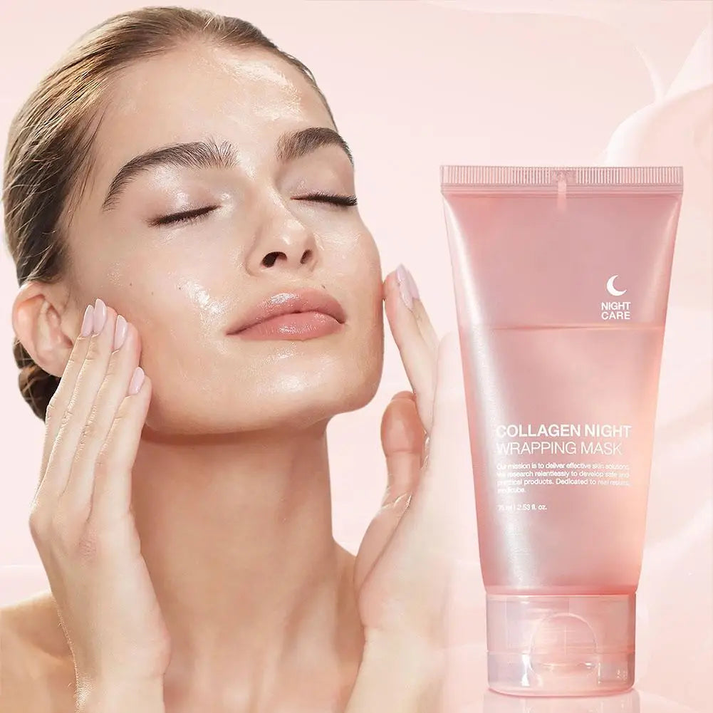 Hydrogel Nachtmaske mit Kollagen und Hyaluronsäure - Gesichtsmaske