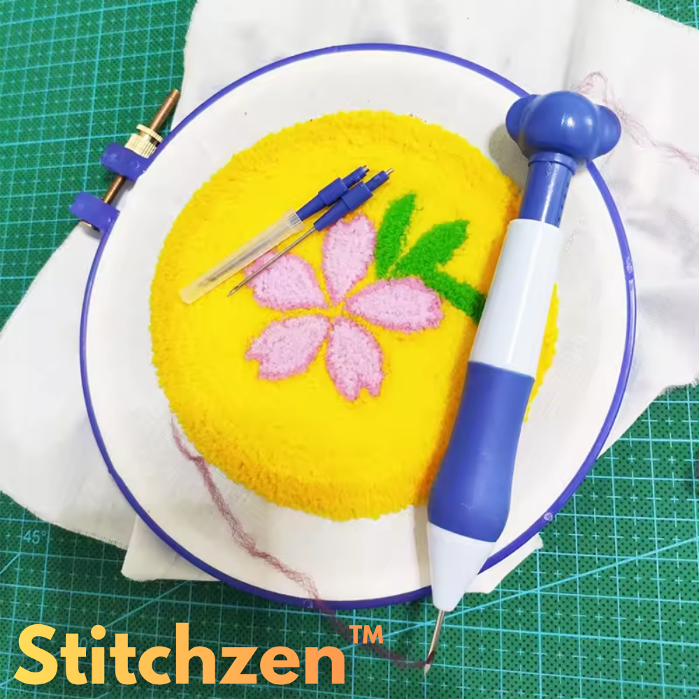 Punch Needle Set für Anfänger - Einfaches Sticken ohne Vorkenntnisse