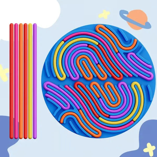 Fidget Board Silikon Pop It - Sensorisches Aktivitätsspielzeug 20x20cm