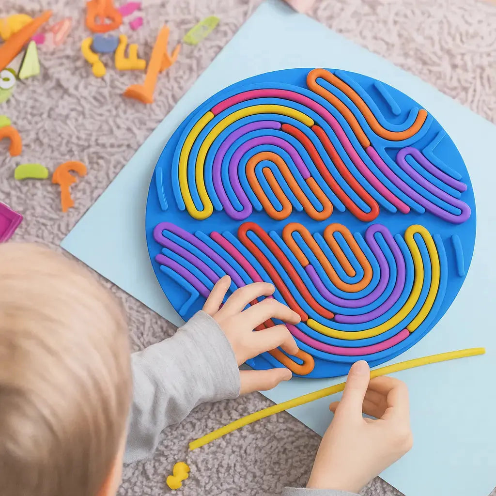 Fidget Board Silikon Pop It - Sensorisches Aktivitätsspielzeug 20x20cm