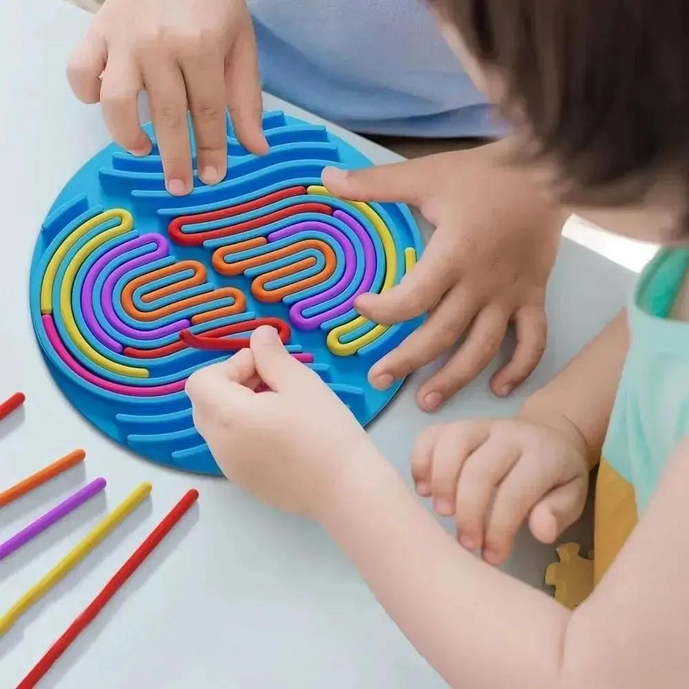 Fidget Board Silikon Pop It - Sensorisches Aktivitätsspielzeug 20x20cm