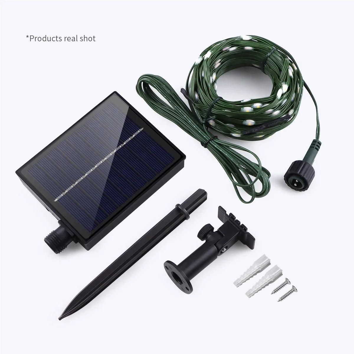 Solar Lichterkette 100M – 800 LEDs mit Fernbedienung & 8 Modi