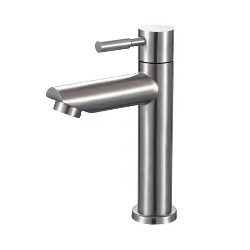 Einhebel-Badezimmerhahn aus Edelstahl – modernes Design