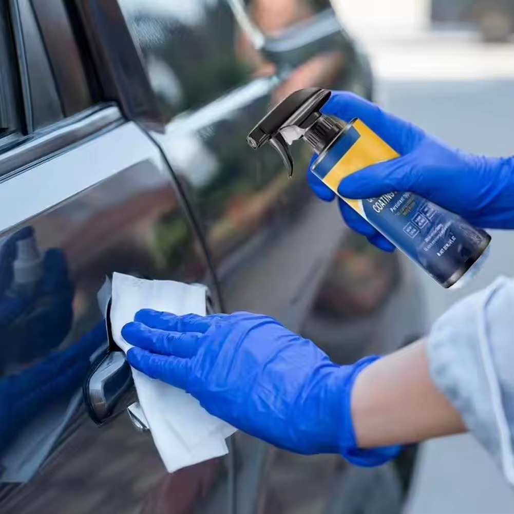 Auto Lack Versiegelung Spray - Wasserlose Autopflege mit Nano-Schutz