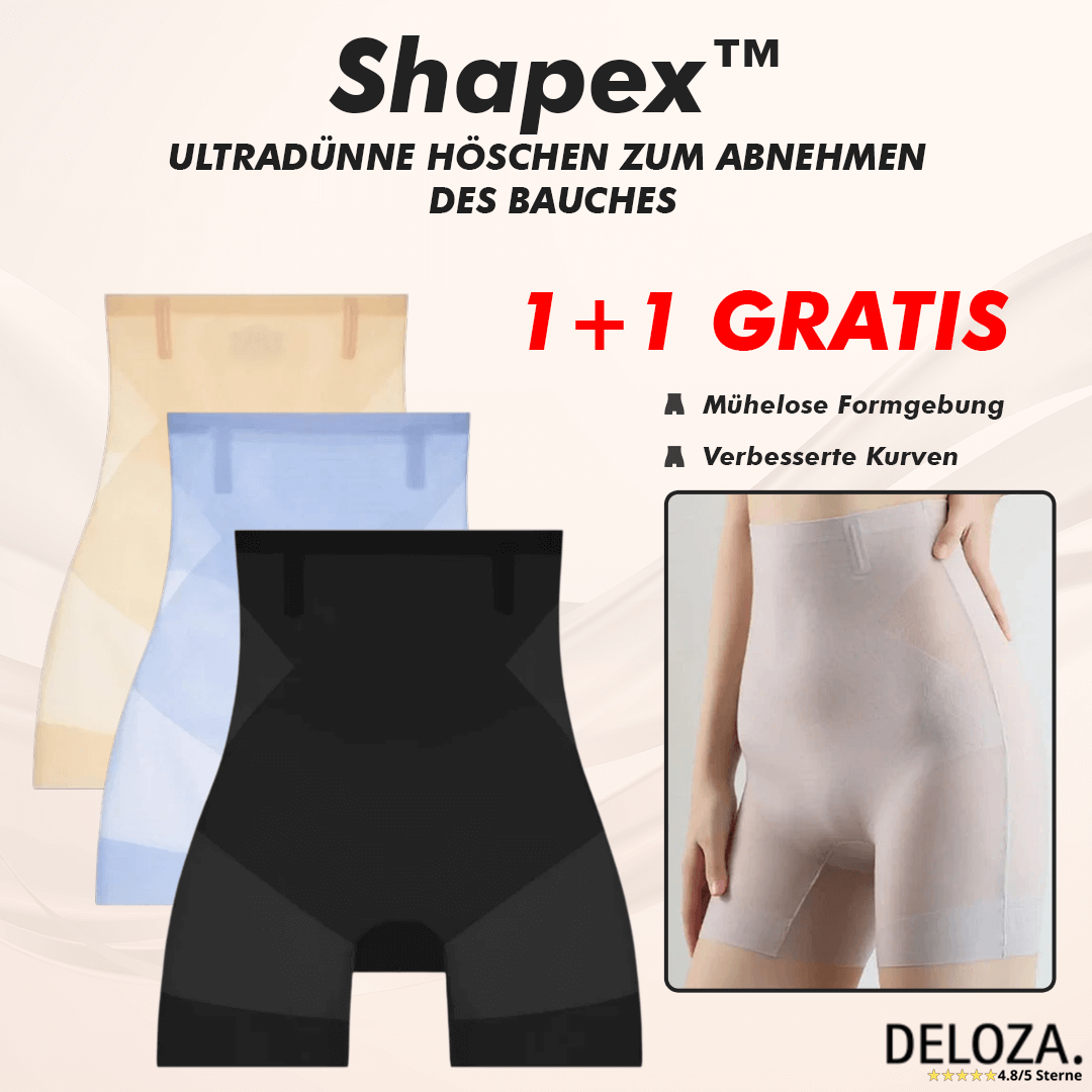 Hochtaillierte Miederunterwäsche Damen – Ice-Silk Shaping Höschen