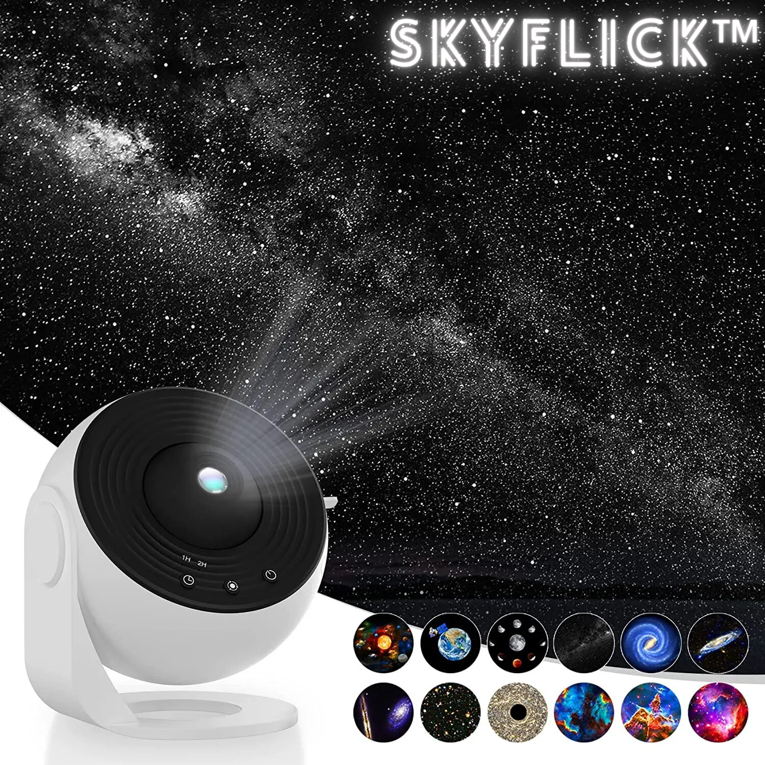 Sternenhimmel Projektor - Galaxie Planetarium LED Nachtlicht Zimmer