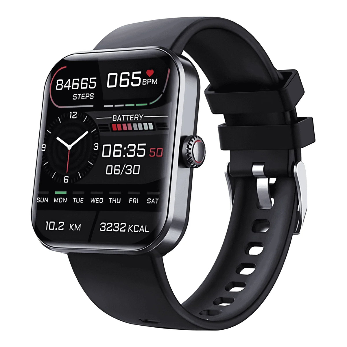 Smartwatch mit Blutzuckermessung und 24/7 Herzfrequenzüberwachung