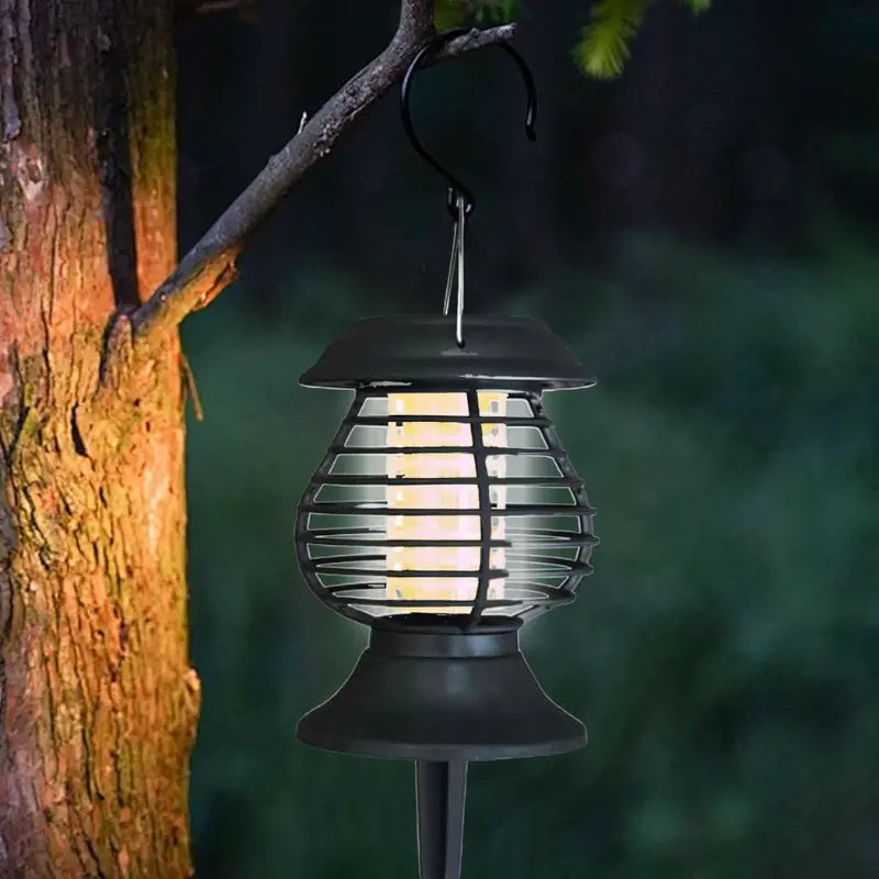 Insektenfalle UV-Licht Garten Erdspieß Insektenlampe