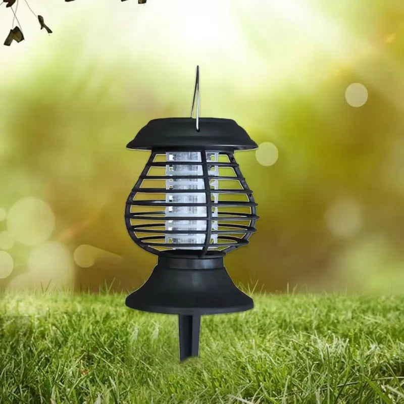 Insektenfalle UV-Licht Garten Erdspieß Insektenlampe