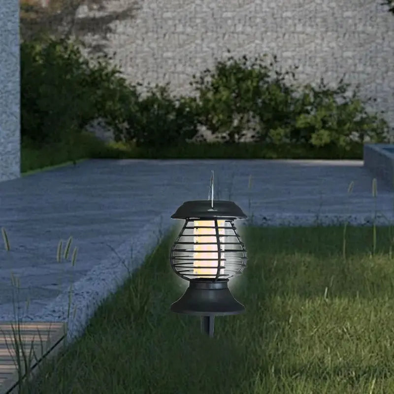 Insektenfalle UV-Licht Garten Erdspieß Insektenlampe