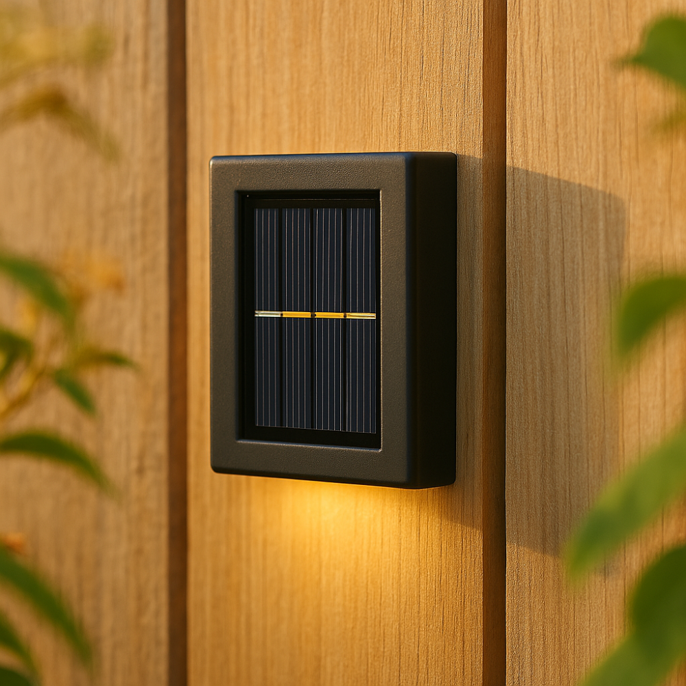 Wandlampe Außen mit warmweißem LED-Licht – 4er-Set