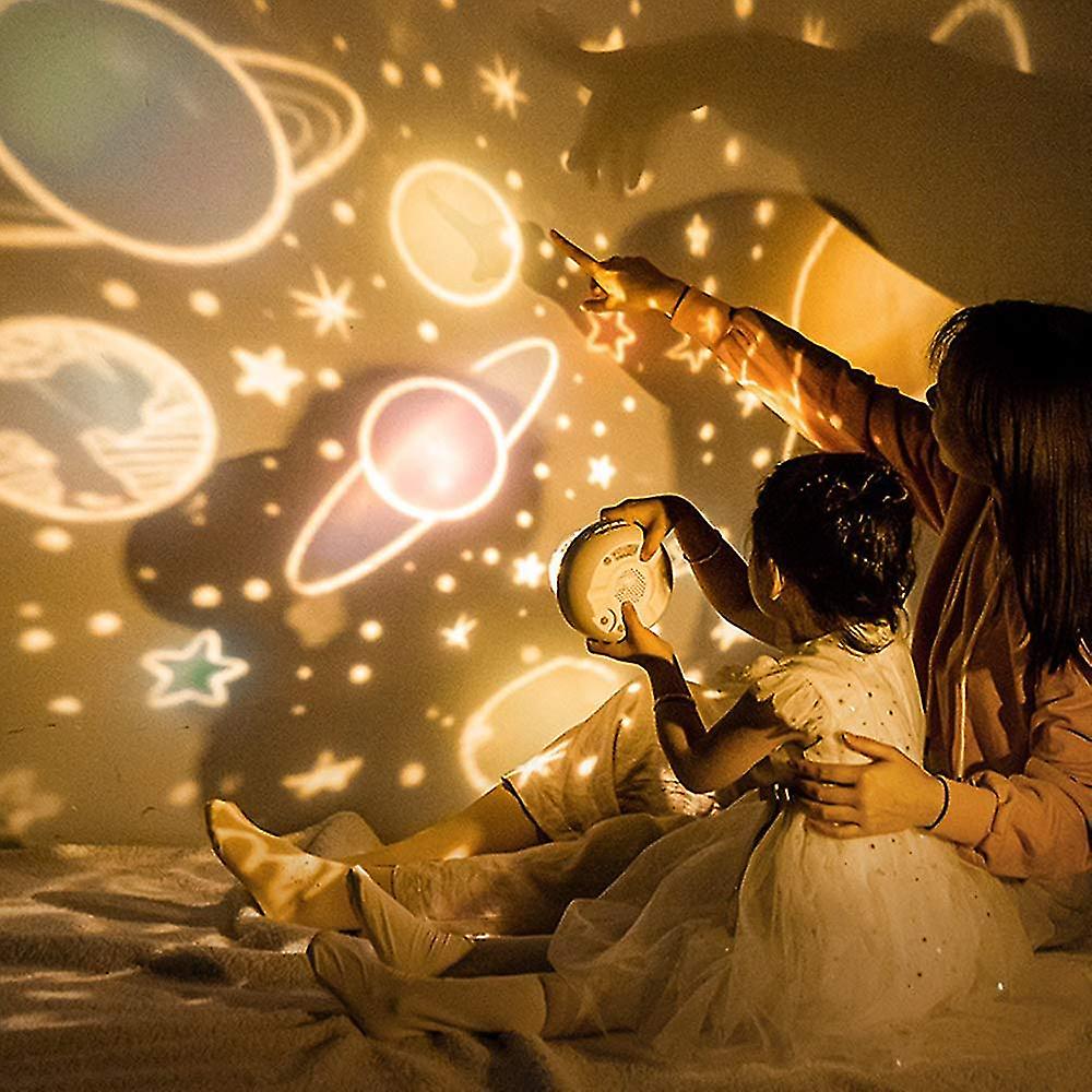 Sternenprojektor Nachtlicht für Kinder mit Musik und Timer
