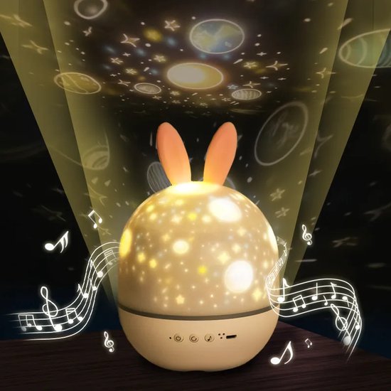 Sternenprojektor Nachtlicht für Kinder mit Musik und Timer