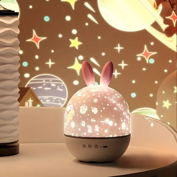 Sternenprojektor Nachtlicht für Kinder mit Musik und Timer