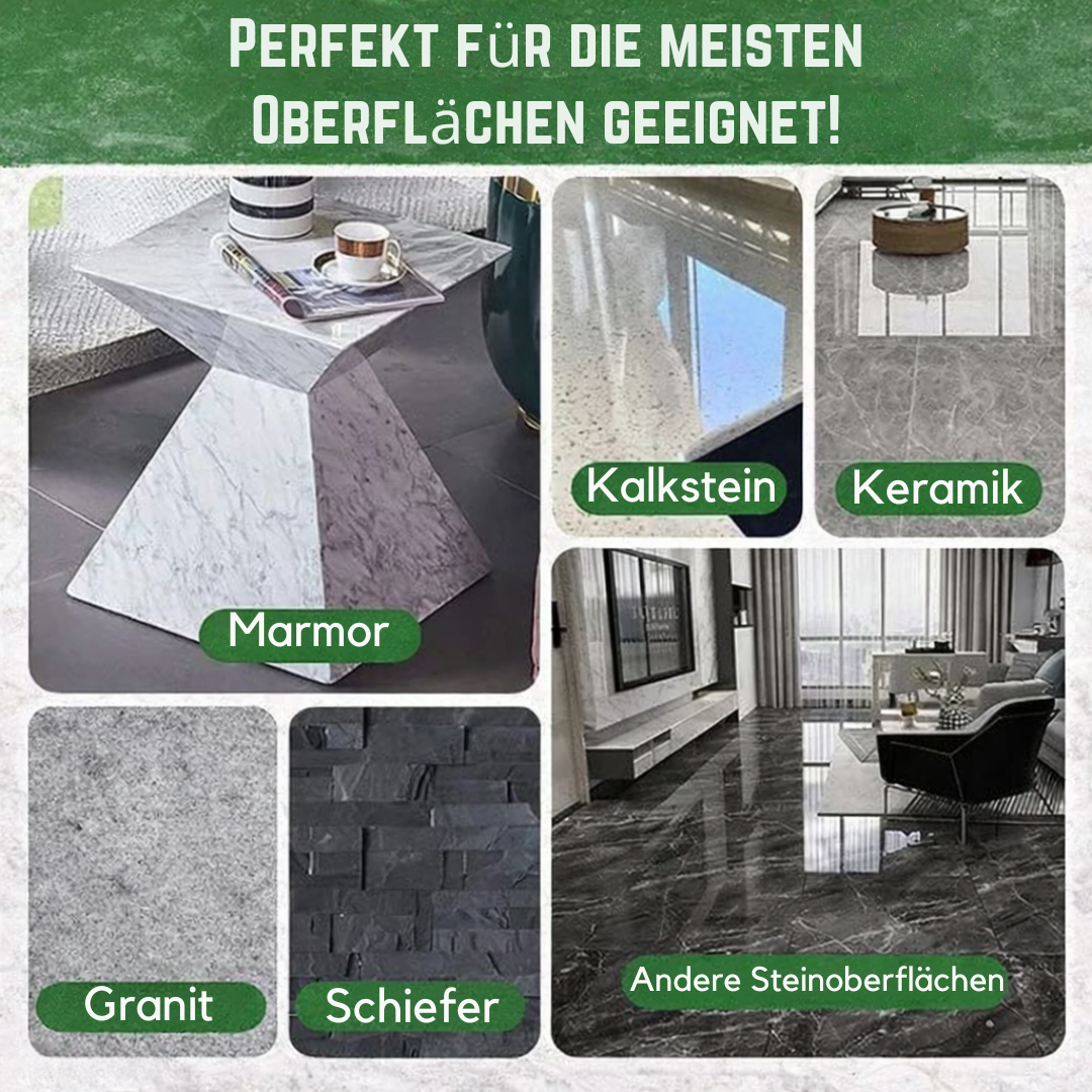 Steinpolitur Nanokristall für Marmor Granit Naturstein Glanz Schutz