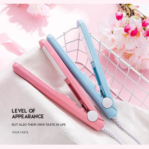 Mini Lockenstab mit Keramik-Turmalin Platten - Kompaktes Haarstyling