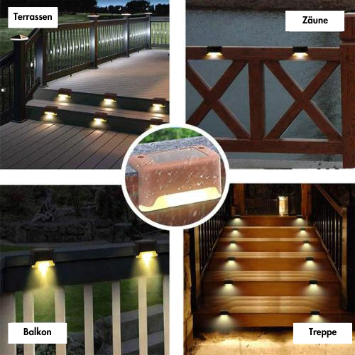Solar LED Gartenleuchten - Kabellose Mini Außenbeleuchtung für Garten