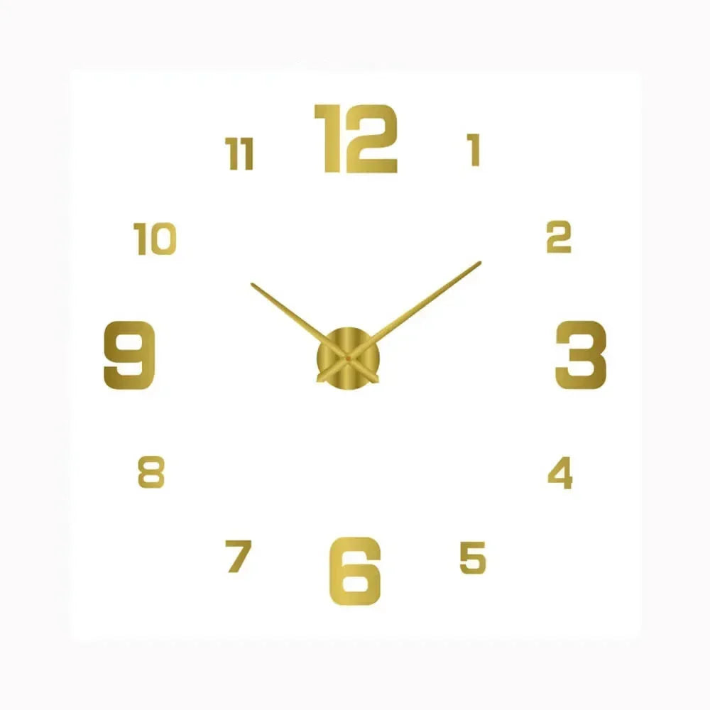 Lautlose Wanduhr mit elegantem Design für Schlafzimmer
