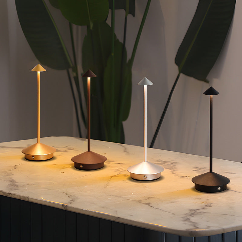 Kabellose LED Tischlampe mit Touch-Dimmer und USB-Akku