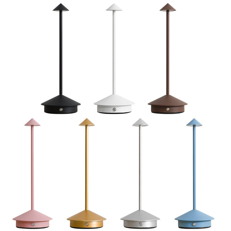 Kabellose LED Tischlampe mit Touch-Dimmer und USB-Akku