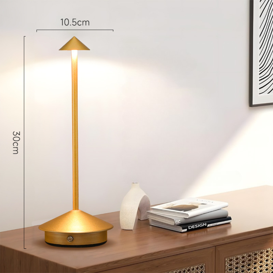 Kabellose LED Tischlampe mit Touch-Dimmer und USB-Akku