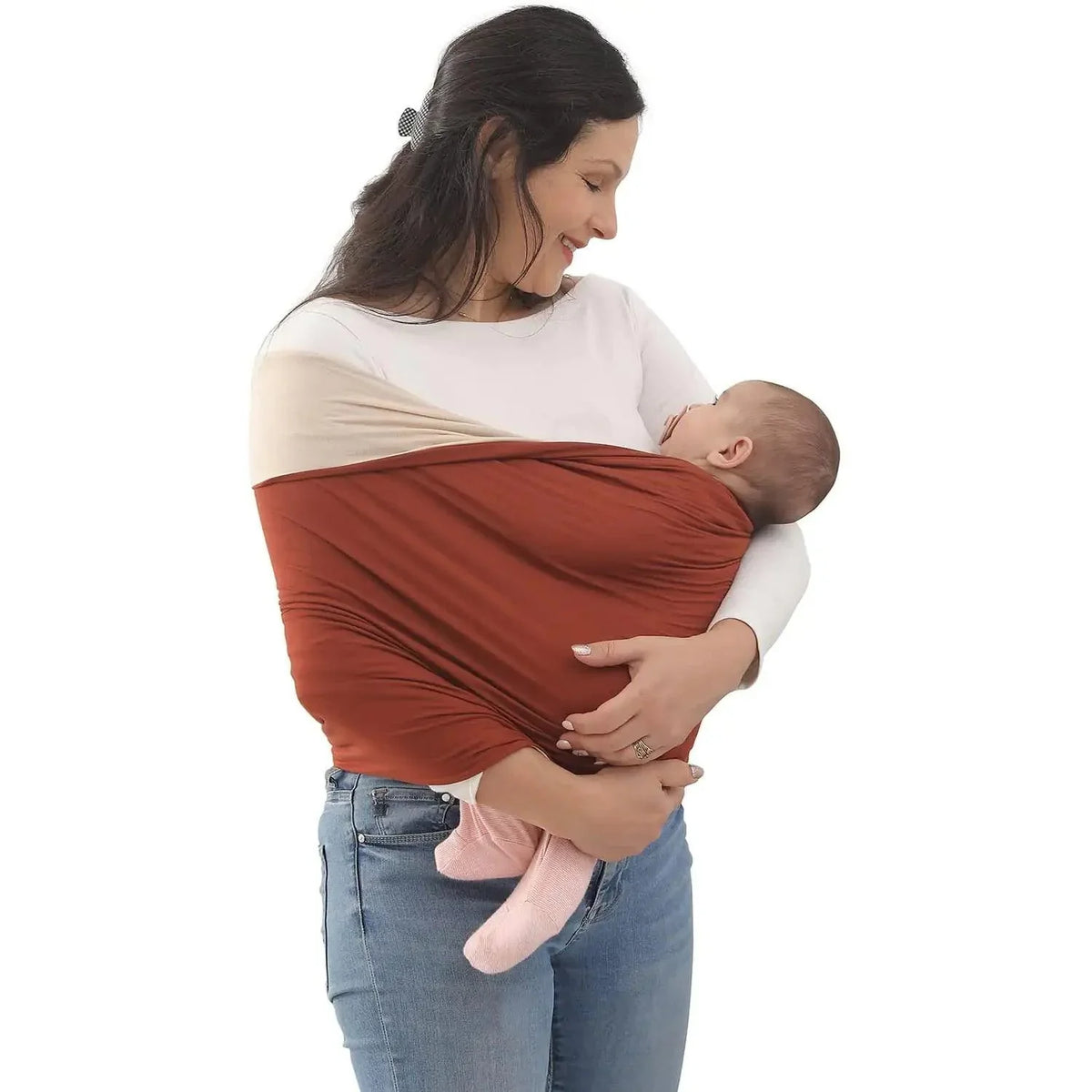 Babytrage Bio-Baumwolle - Ergonomische Tragehilfe ohne Schnallen