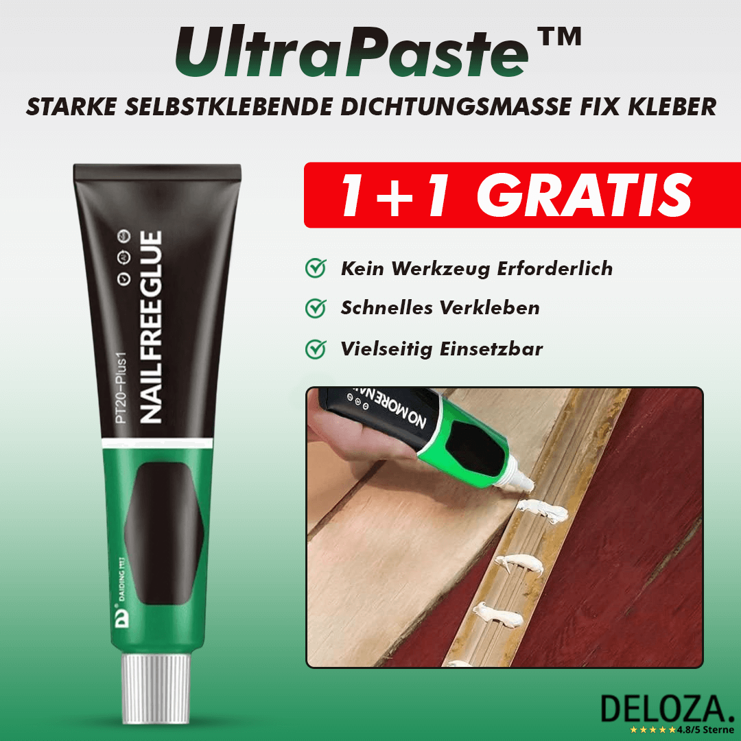 Selbstklebende Dichtungsmasse Starker Kleber für Heimwerker 60g
