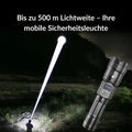 LED Taschenlampe wiederaufladbar - wasserfest mit Zoom-Funktion