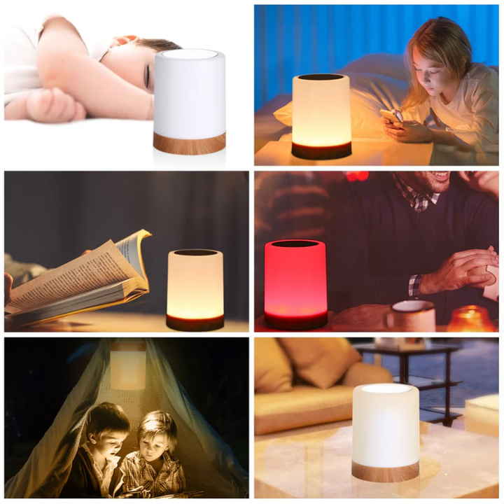 Dimmbares LED-Nachtlicht mit Farbwechsel für Schlafzimmer