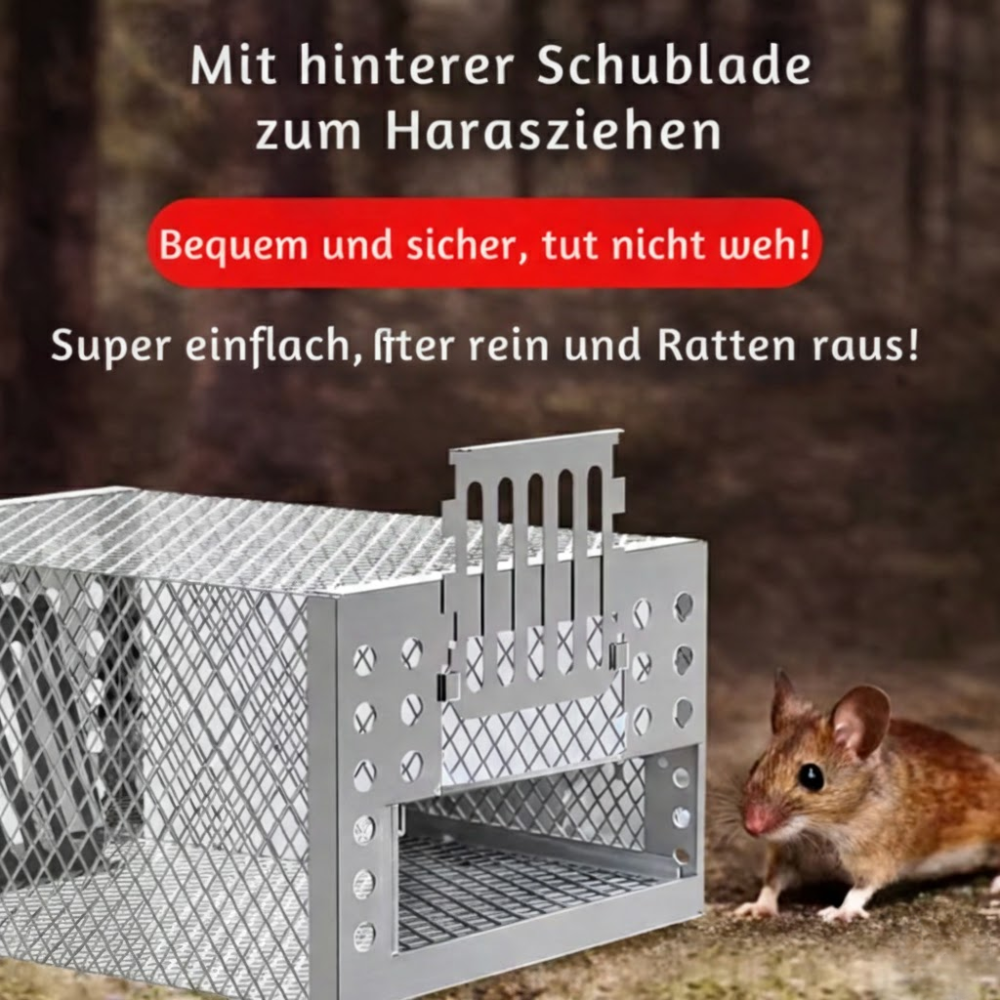 Automatische Mausefalle Mehrfach - Lebendfalle für 10 Mäuse