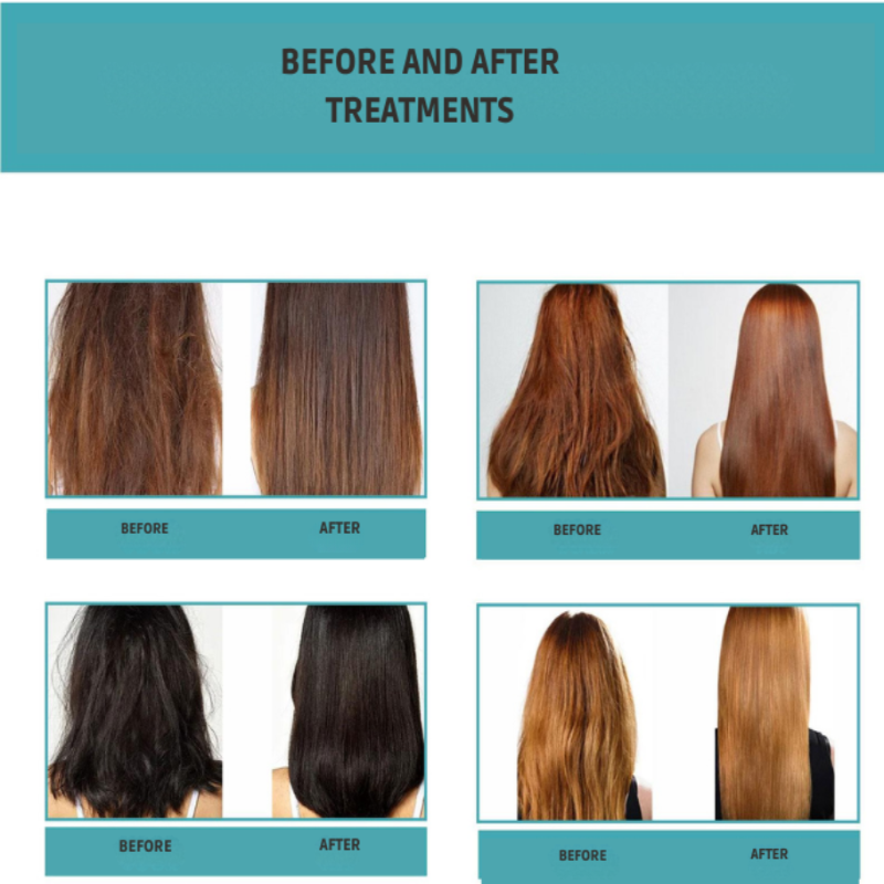 Haarglättungscreme mit Keratin - Sofort glatte & glänzende Haare