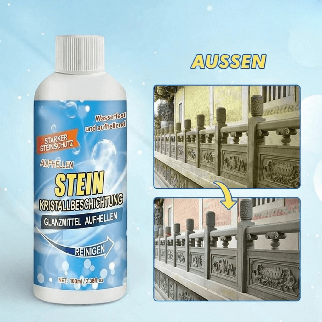 Natürlicher Steinreiniger für Naturstein – Rostentferner & Fleckenentferner