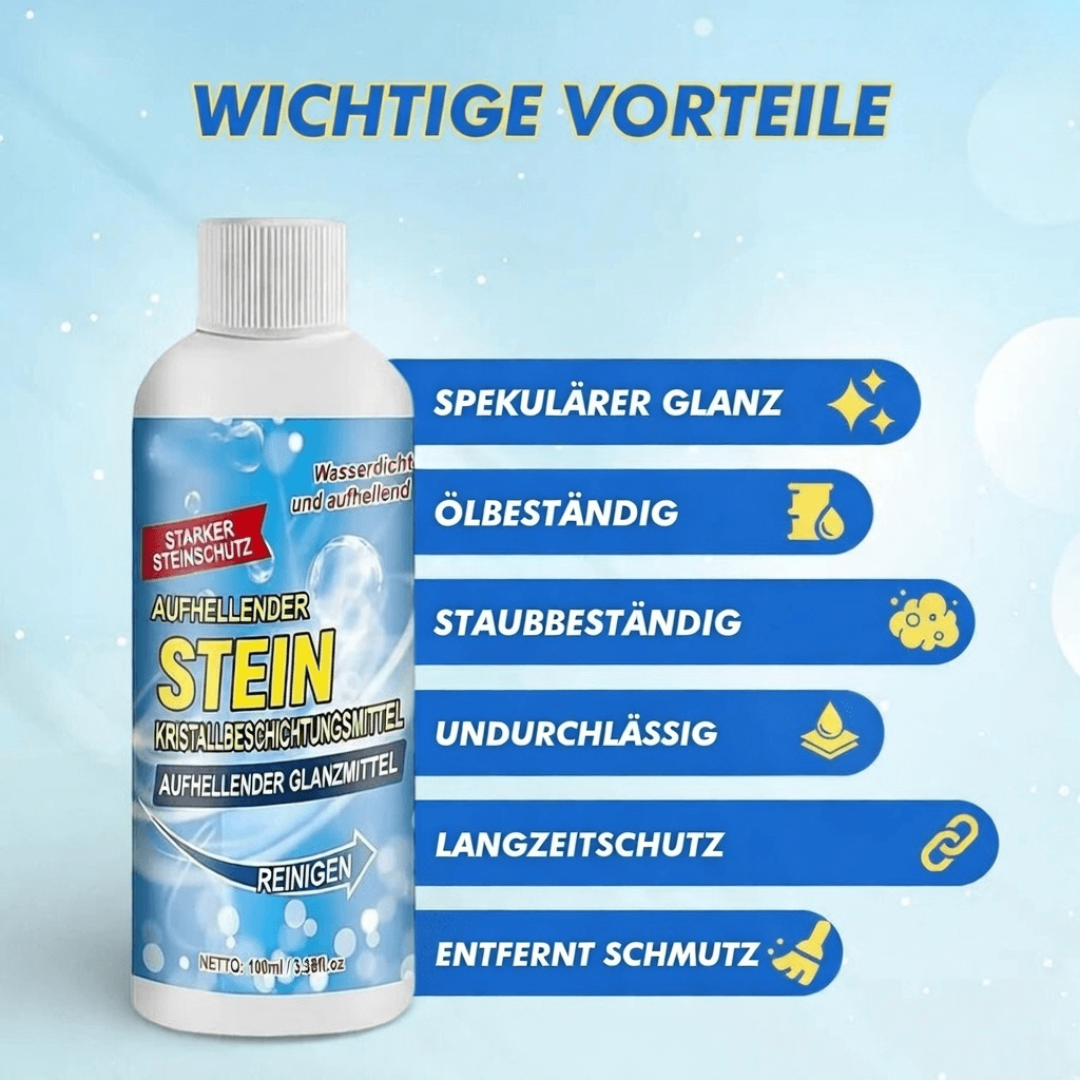 Natürlicher Steinreiniger für Naturstein – Rostentferner & Fleckenentferner