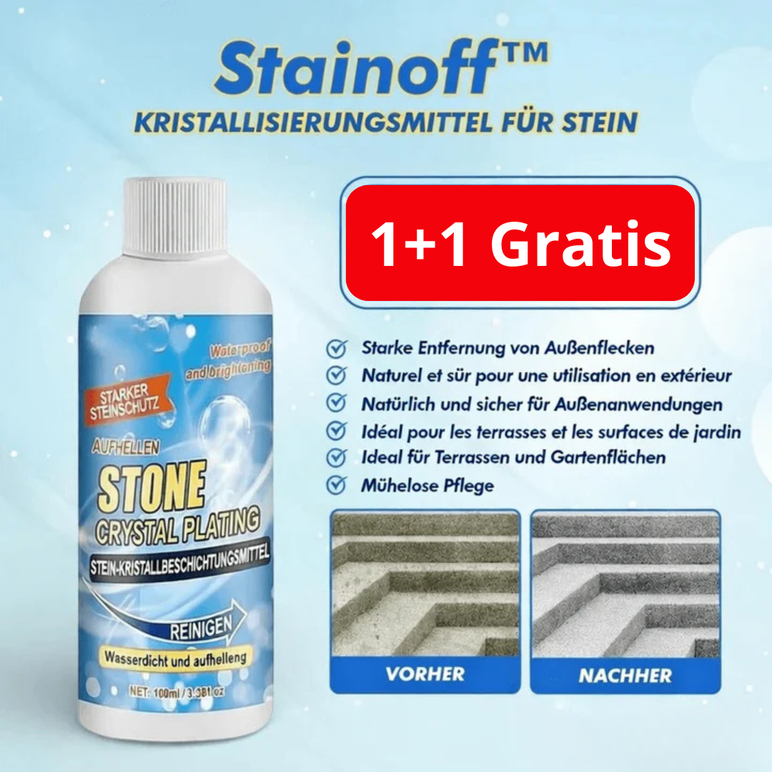 Natürlicher Steinreiniger für Naturstein – Rostentferner & Fleckenentferner