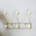 Wandgarderobe Gusseisen im Mid-Century-Stil mit 3 oder 4 Haken