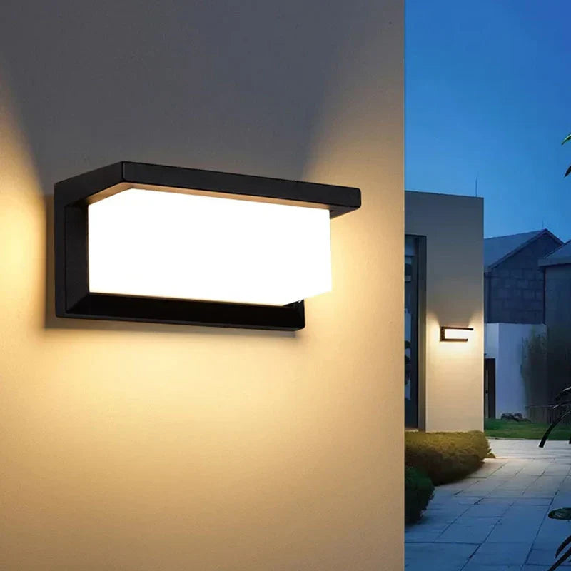 LED Außenwandleuchte mit Bewegungsmelder – wetterfest