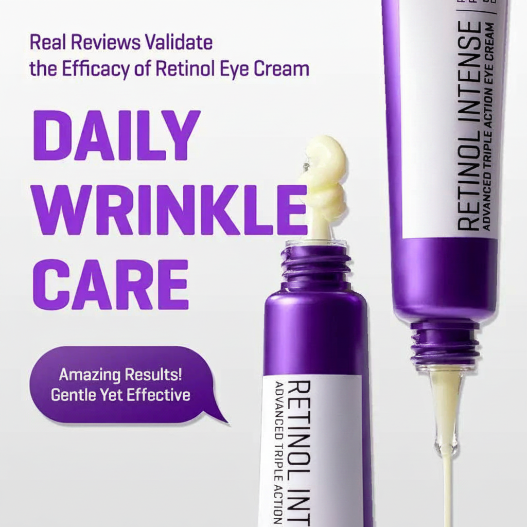 Retinol Serum Set mit Augencreme - Anti-Aging Hautpflege Duo