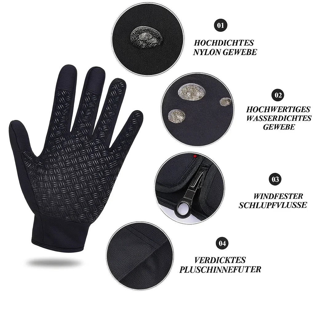 Wasserdichte Winterhandschuhe mit Touchscreen-Funktion