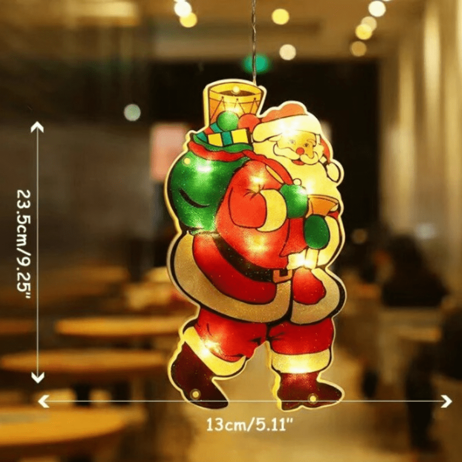 LED Fensterbeleuchtung Warmweiß Weihnachtsdeko Fensterdeko