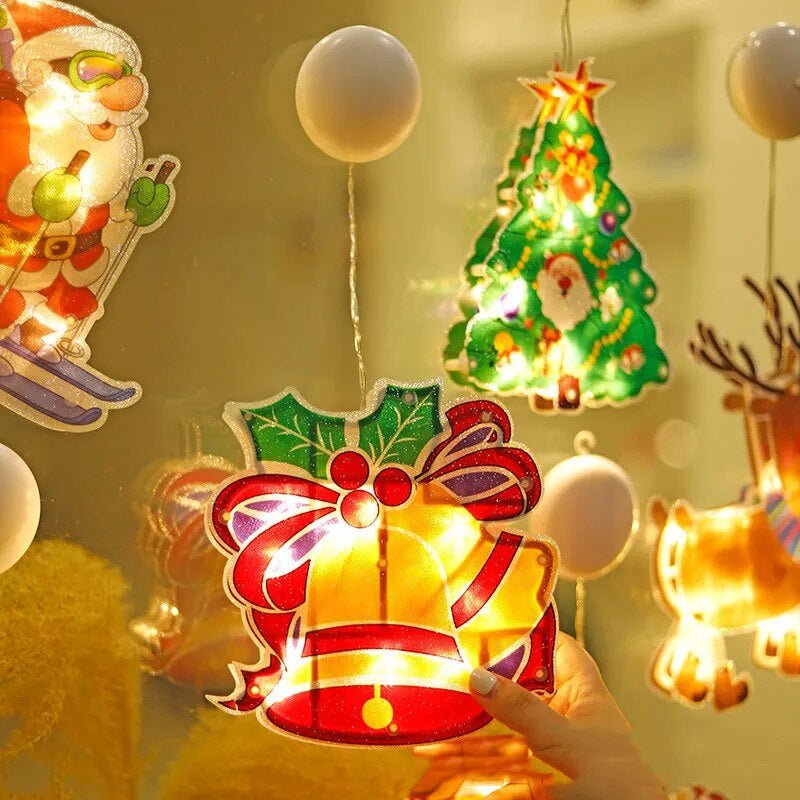 LED Fensterbeleuchtung Warmweiß Weihnachtsdeko Fensterdeko